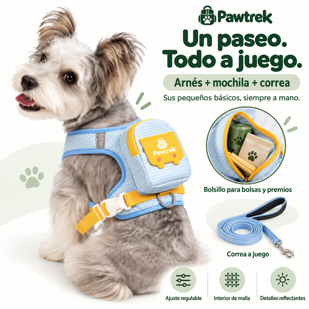 Arnés Mochila Pawtrek